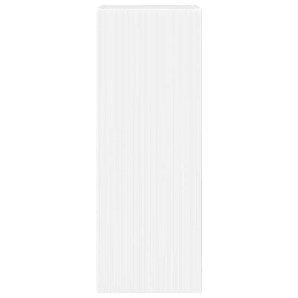 TV sieninė spintelė 2 pcs Blizgus baltas 30 x 31 x 80 cm