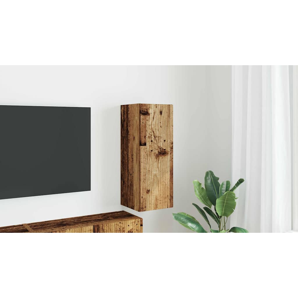 TV sieninė spintelė Senovinis medis 30 x 31 x 80 cm