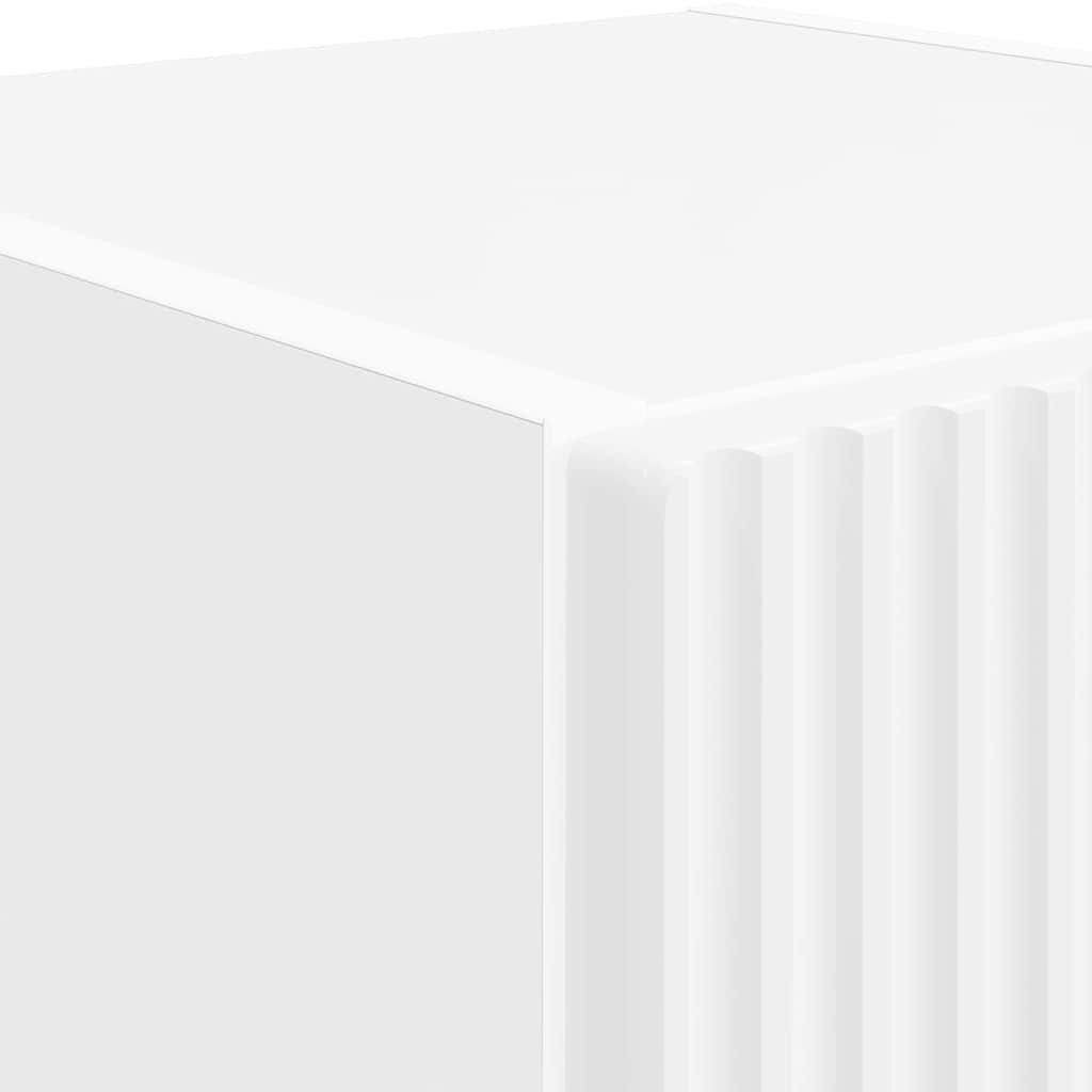 TV Wall Cabinet White 30 x 31 x 100 cm Engineered Wood