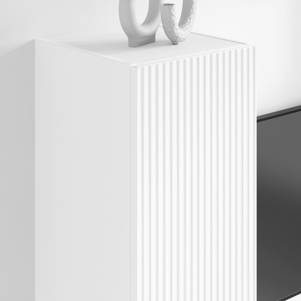 TV Wall Cabinet White 30 x 31 x 100 cm Engineered Wood