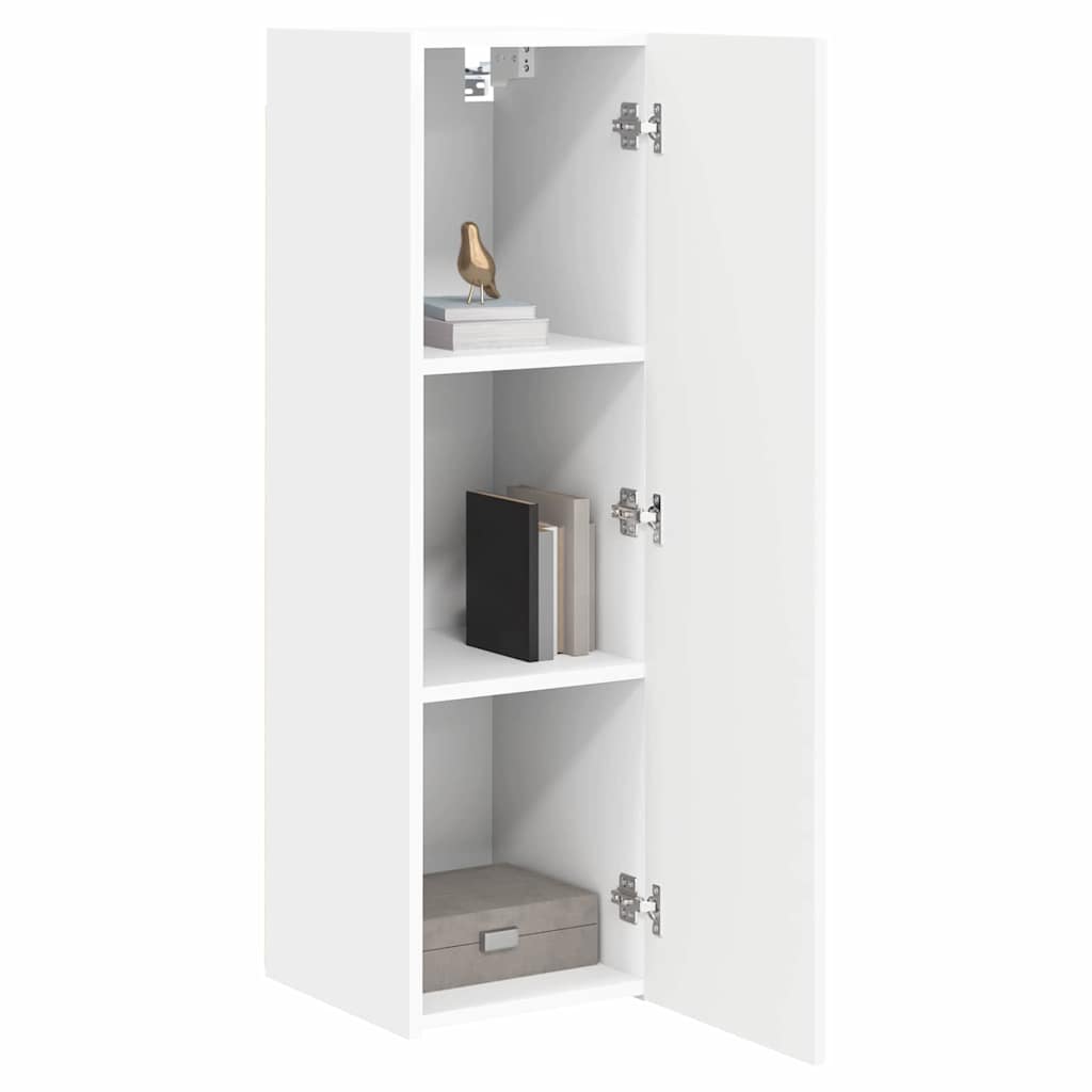 TV Wall Cabinet White 30 x 31 x 100 cm Engineered Wood