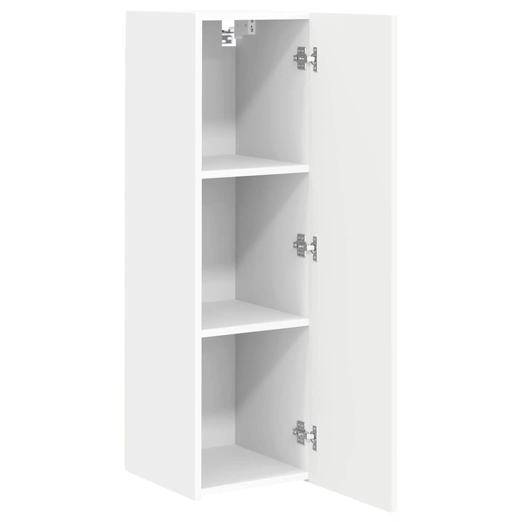 TV Wall Cabinet 2 pcs White 30 x 31 x 100 cm