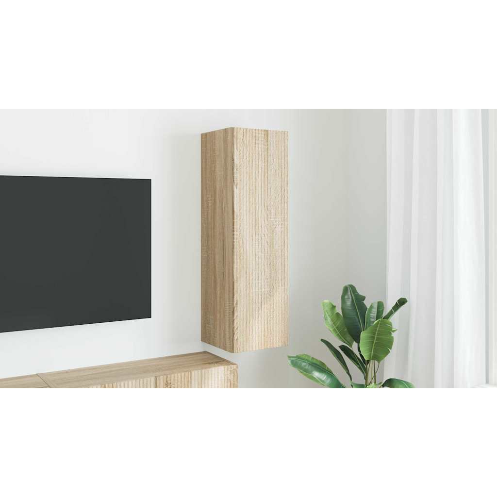 TV sieninė spintelė Sonoma 30 x 31 x 100 cm Apdirbta mediena