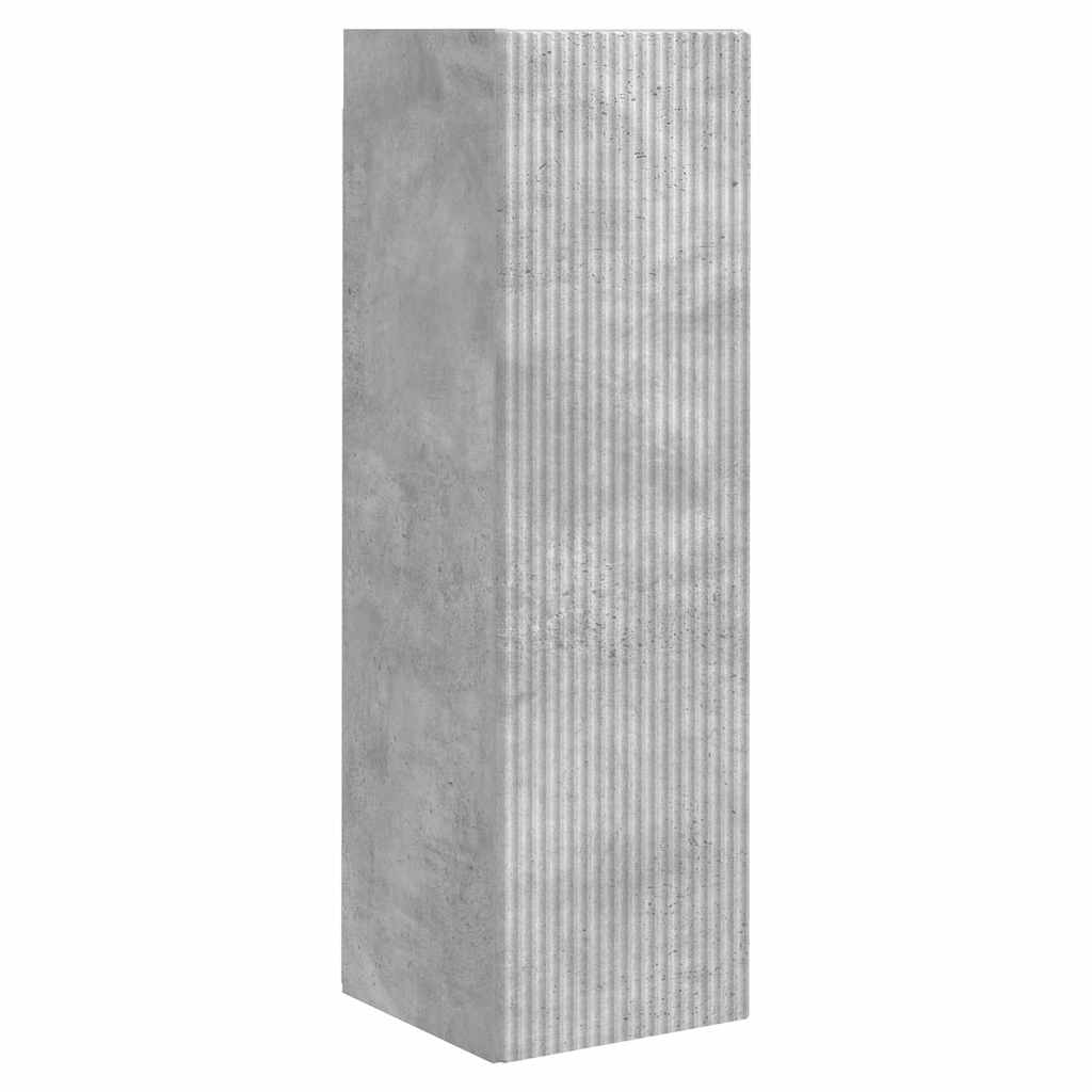 TV sieninė spintelė Betoninė 30 x 31 x 100 cm Apdirbta mediena