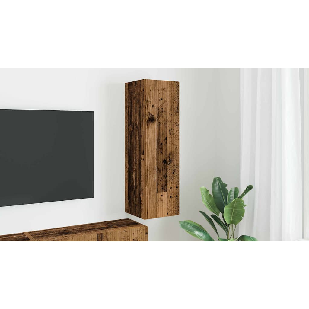 TV sieninė spintelė Senovinis medis 30 x 31 x 100 cm