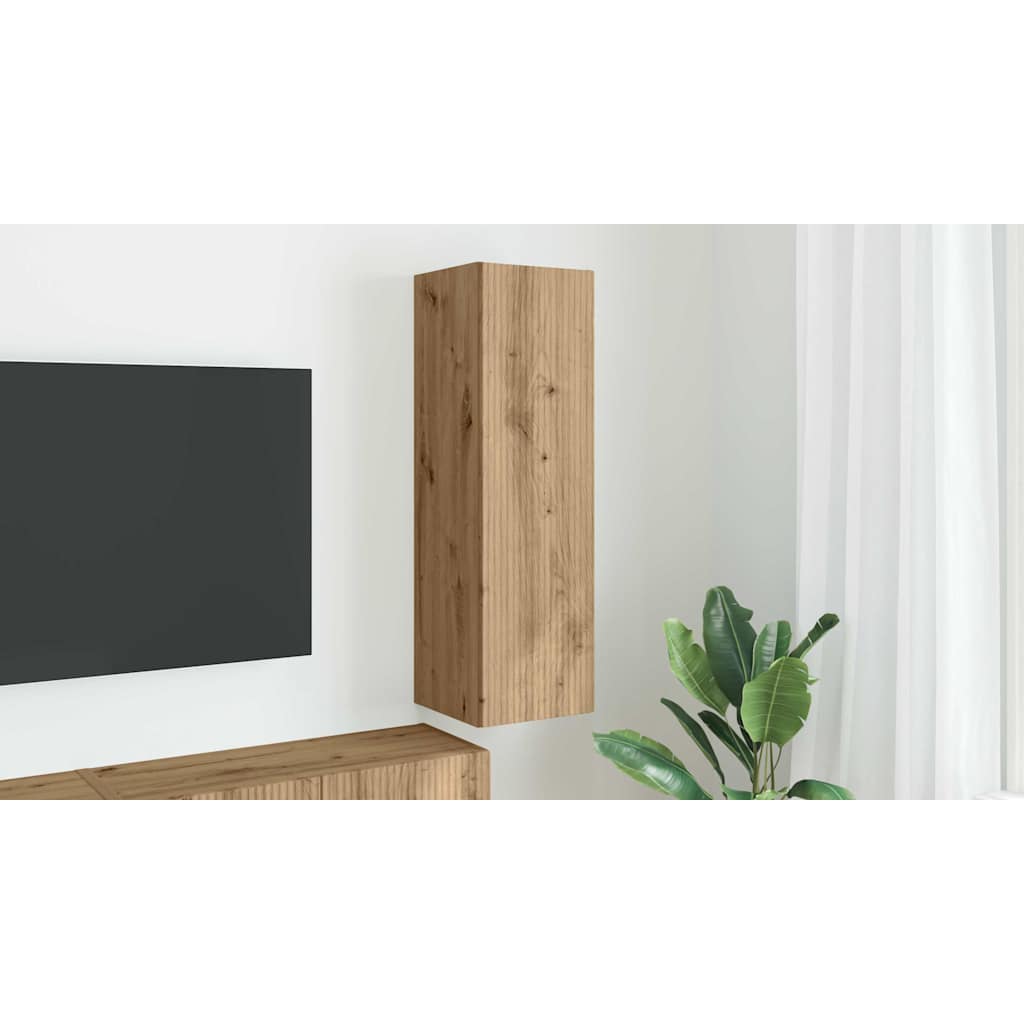 TV sieninė spintelė Meistrų ąžuolas 30 x 31 x 100 cm