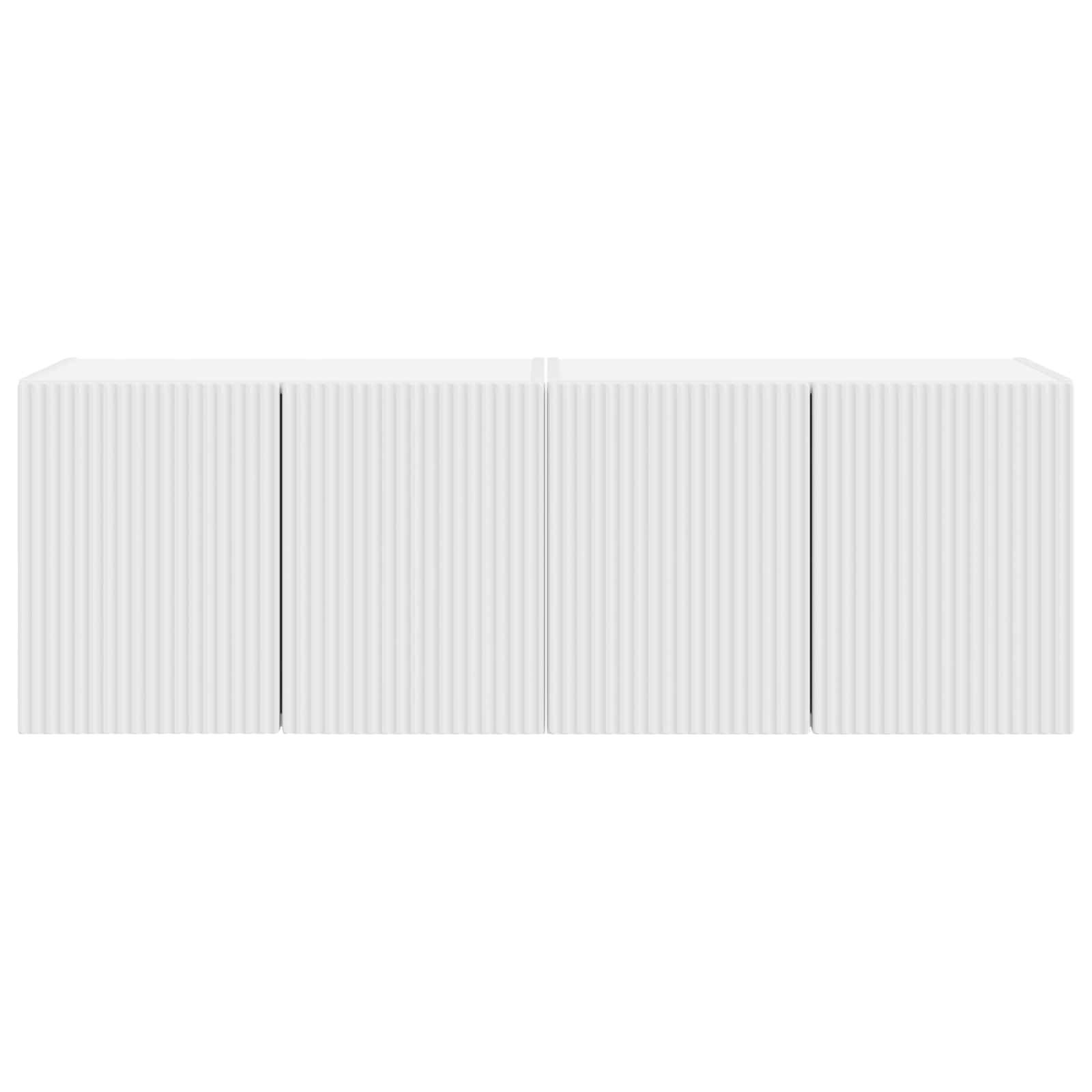 TV sieninė spintelė 2 pcs Balta 59,5 x 31 x 40 cm