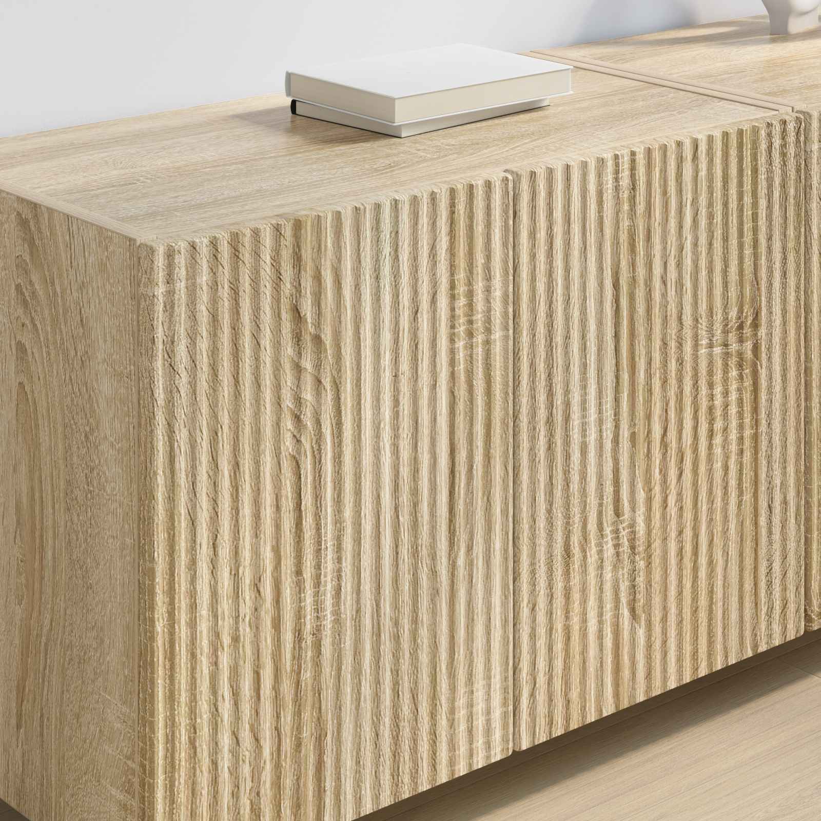 TV sieninė spintelė 2 pcs Sonoma ąžuolas 59,5 x 31 x 40 cm