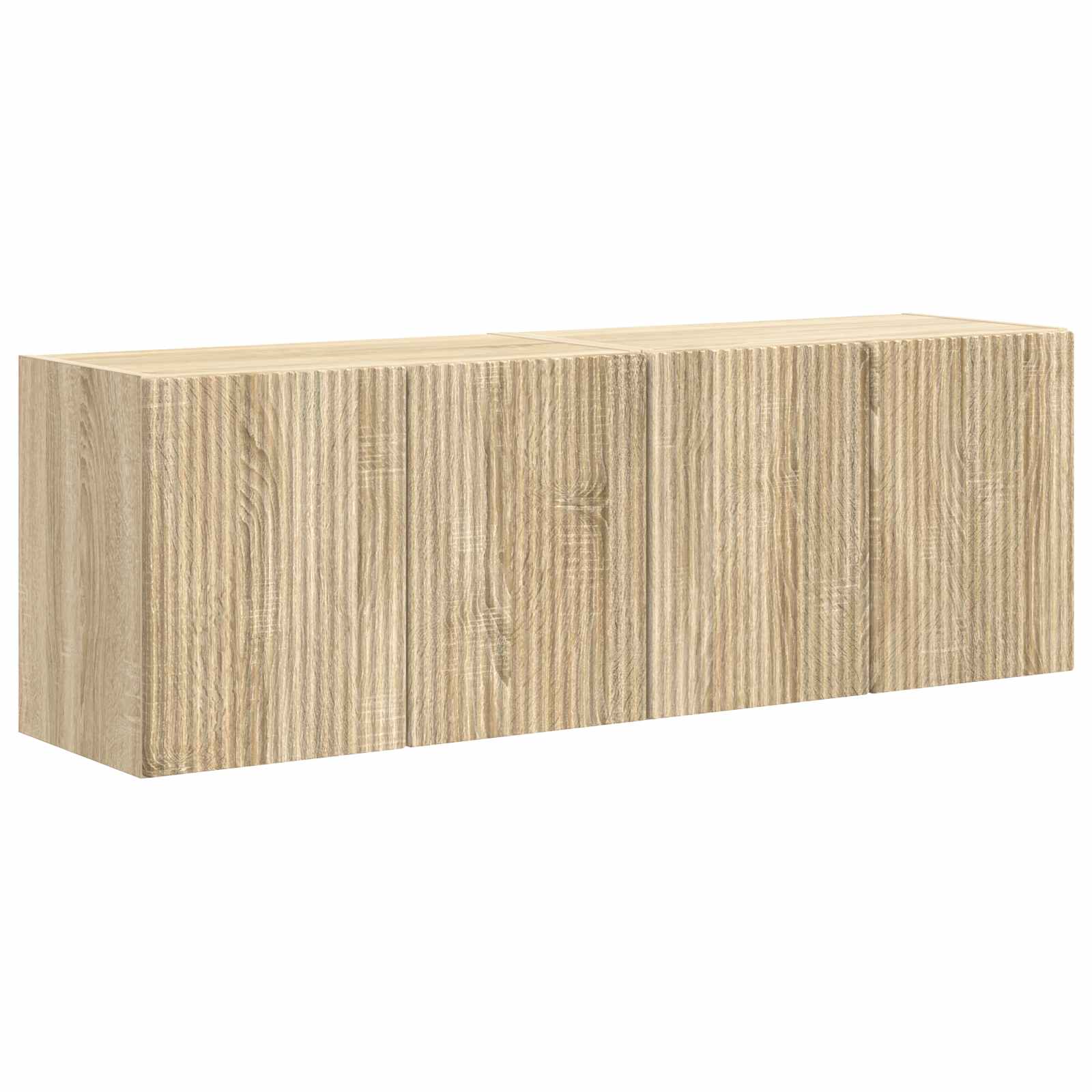 TV sieninė spintelė 2 pcs Sonoma ąžuolas 59,5 x 31 x 40 cm