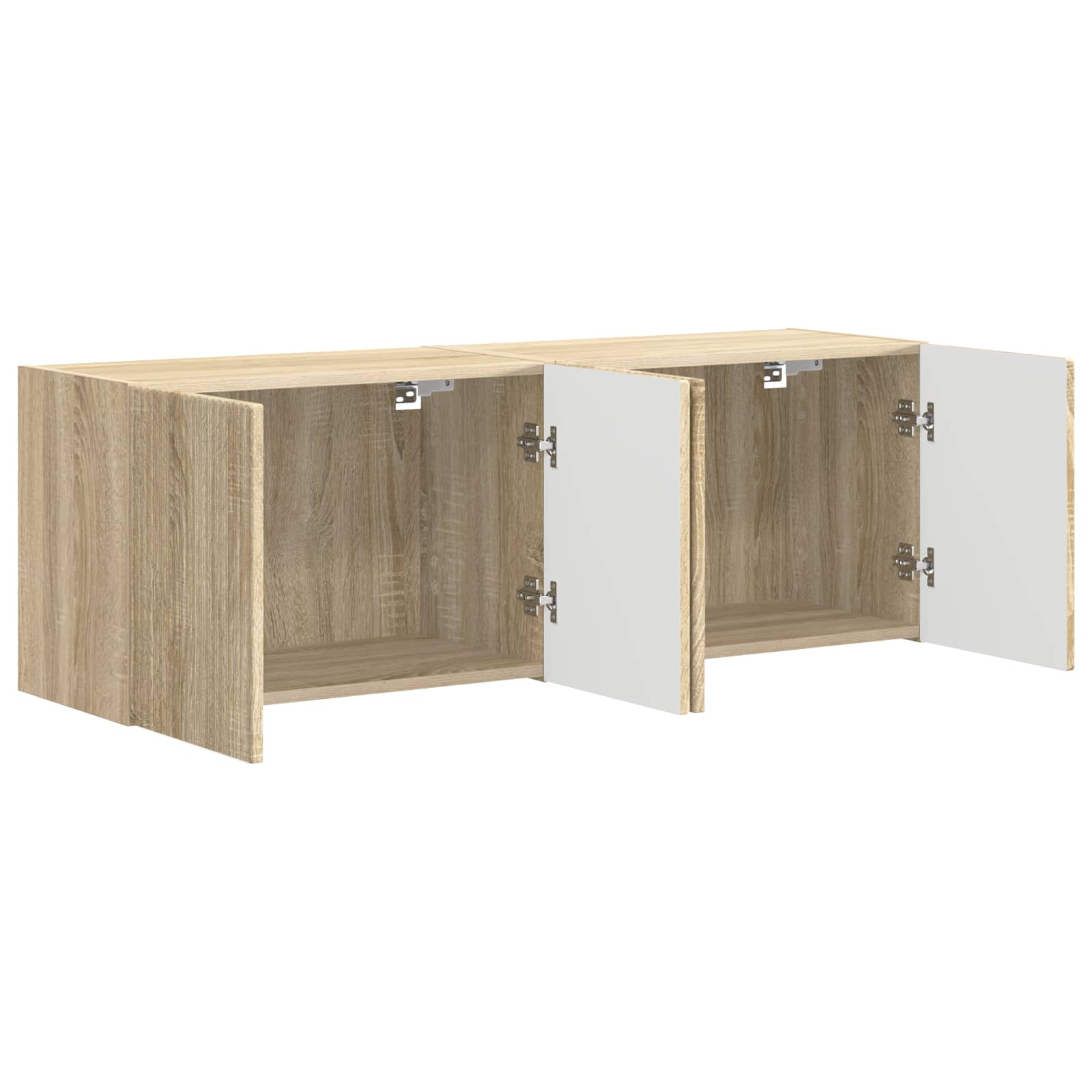 TV sieninė spintelė 2 pcs Sonoma ąžuolas 59,5 x 31 x 40 cm