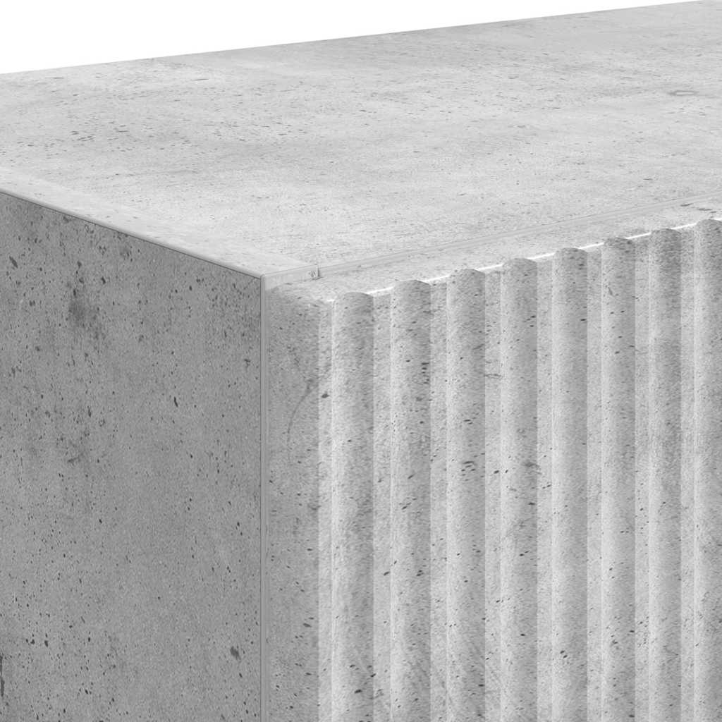 TV sieninė spintelė 2 pcs Betono pilka 59,5 x 31 x 40 cm