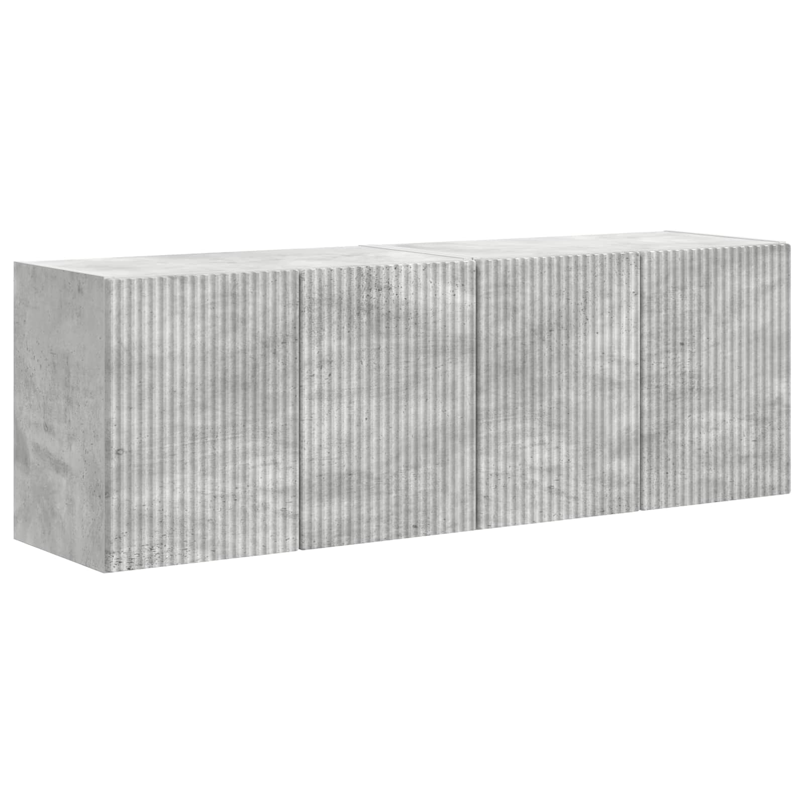 TV sieninė spintelė 2 pcs Betono pilka 59,5 x 31 x 40 cm