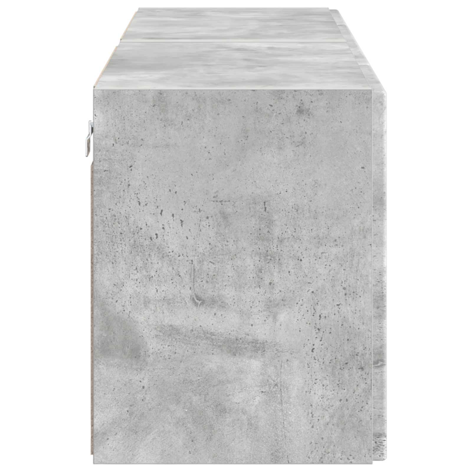 TV sieninė spintelė 2 pcs Betono pilka 59,5 x 31 x 40 cm