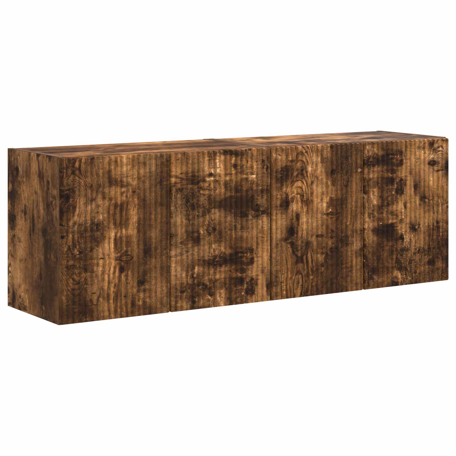 TV sieninė spintelė 2 pcs Rūkyta ąžuolas 59,5 x 31 x 40 cm