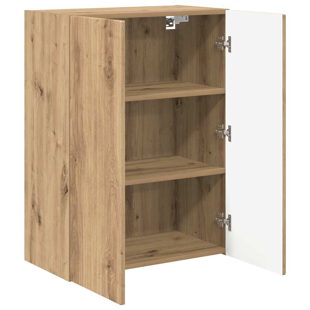 TV sienas skapītis Balts 59,5 x 31 x 60 cm Inženierijas koks