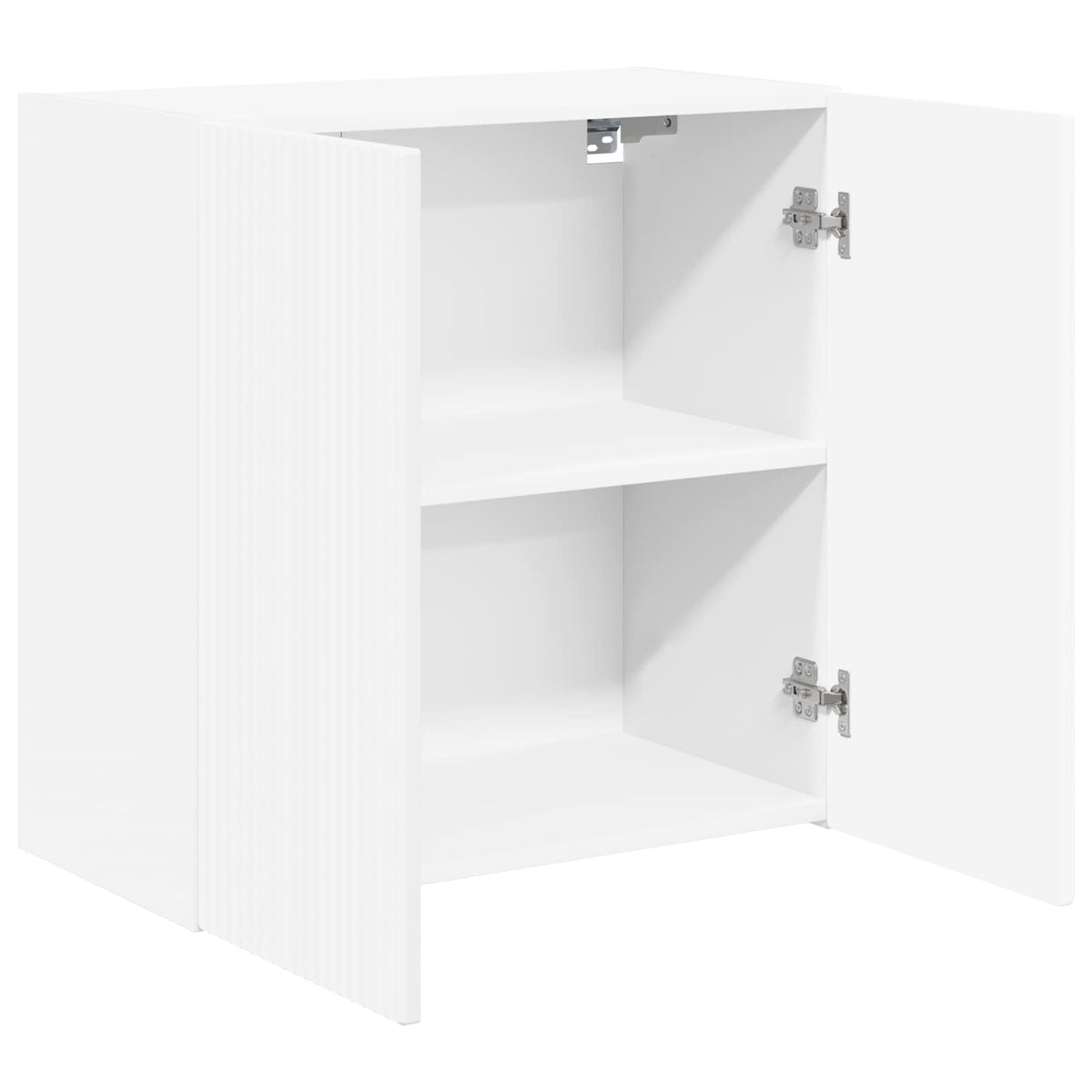 TV sieninė spintelė 59,5 x 31 x 60 cm Balta Apdirbta mediena