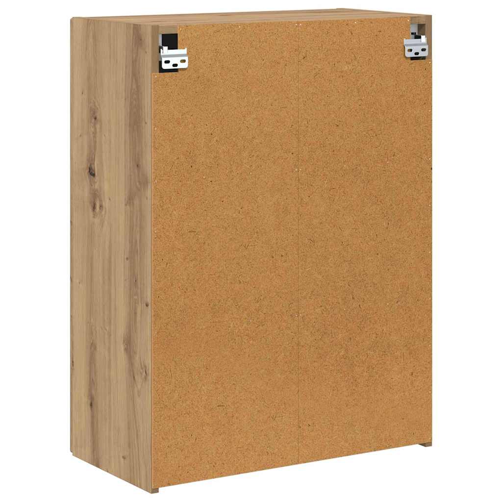 TV sienas skapītis Balts 59,5 x 31 x 60 cm Inženierijas koks