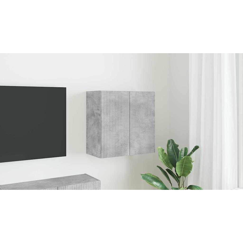 TV sieninė spintelė Betono pilka 59,5 x 31 x 60 cm