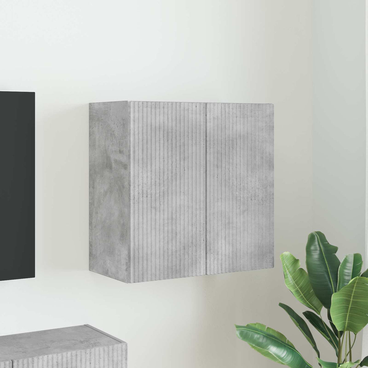TV sieninė spintelė 59,5 x 31 x 60 cm Betono pilka