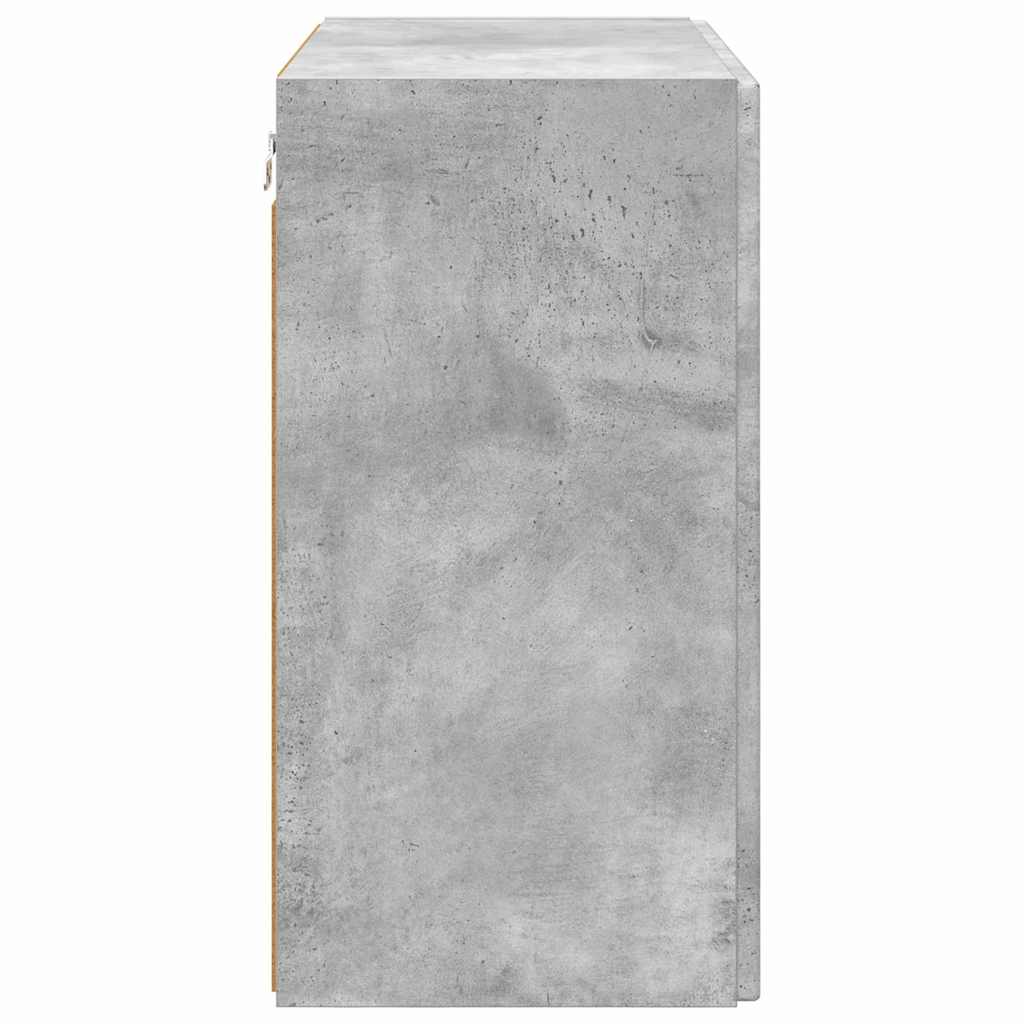 TV sienas skapītis Betona pelēks 59,5 x 31 x 60 cm
