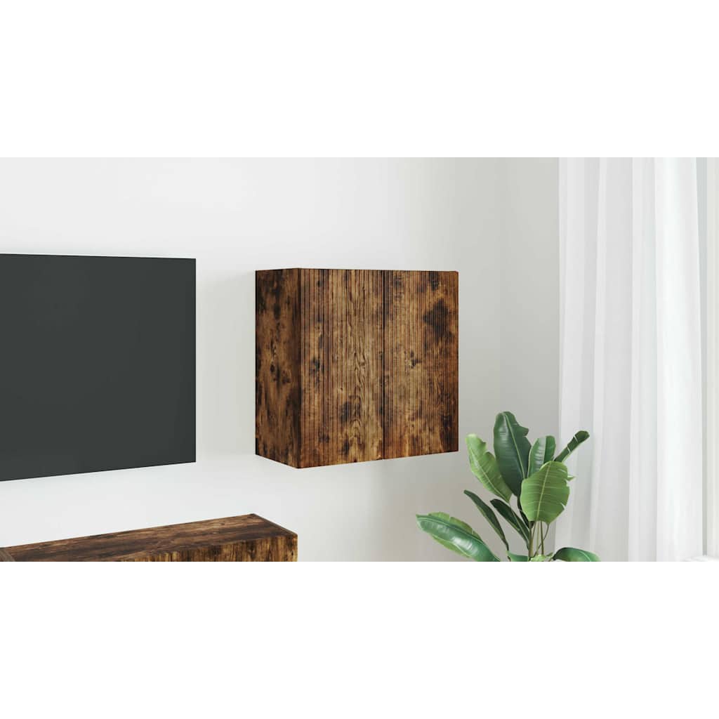 TV sieninė spintelė Rūkyta ąžuolas 59,5 x 31 x 60 cm