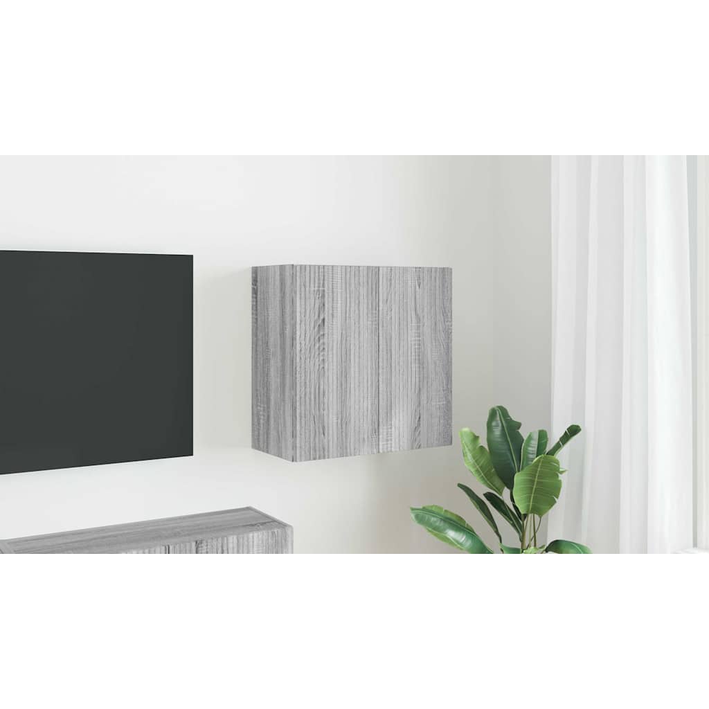 TV sieninė spintelė Pilkas Sonoma 59,5 x 31 x 60 cm