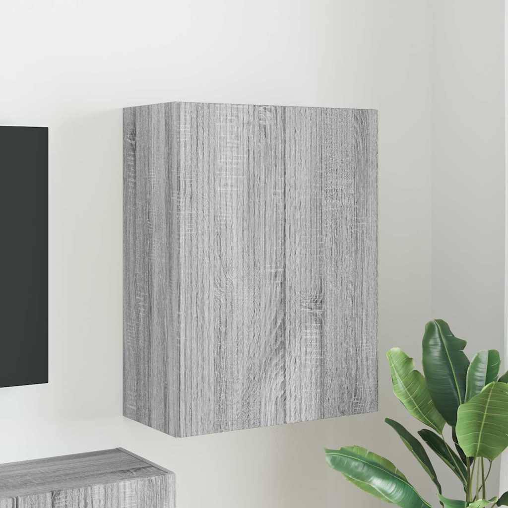 TV sieninė spintelė Pilkas Sonoma 59,5 x 31 x 80 cm