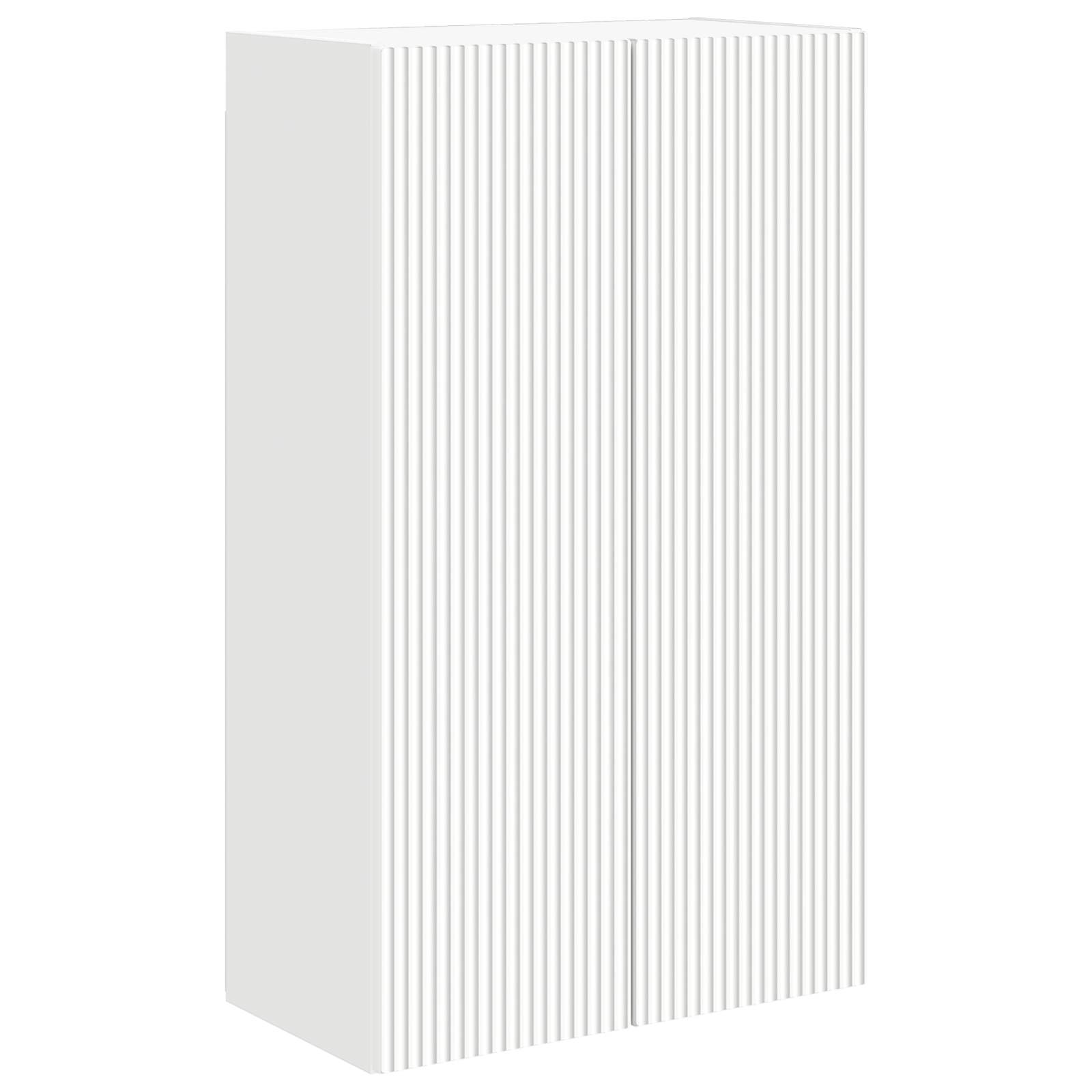 TV sieninė spintelė Balta 59,5 x 31 x 100 cm Apdirbta mediena