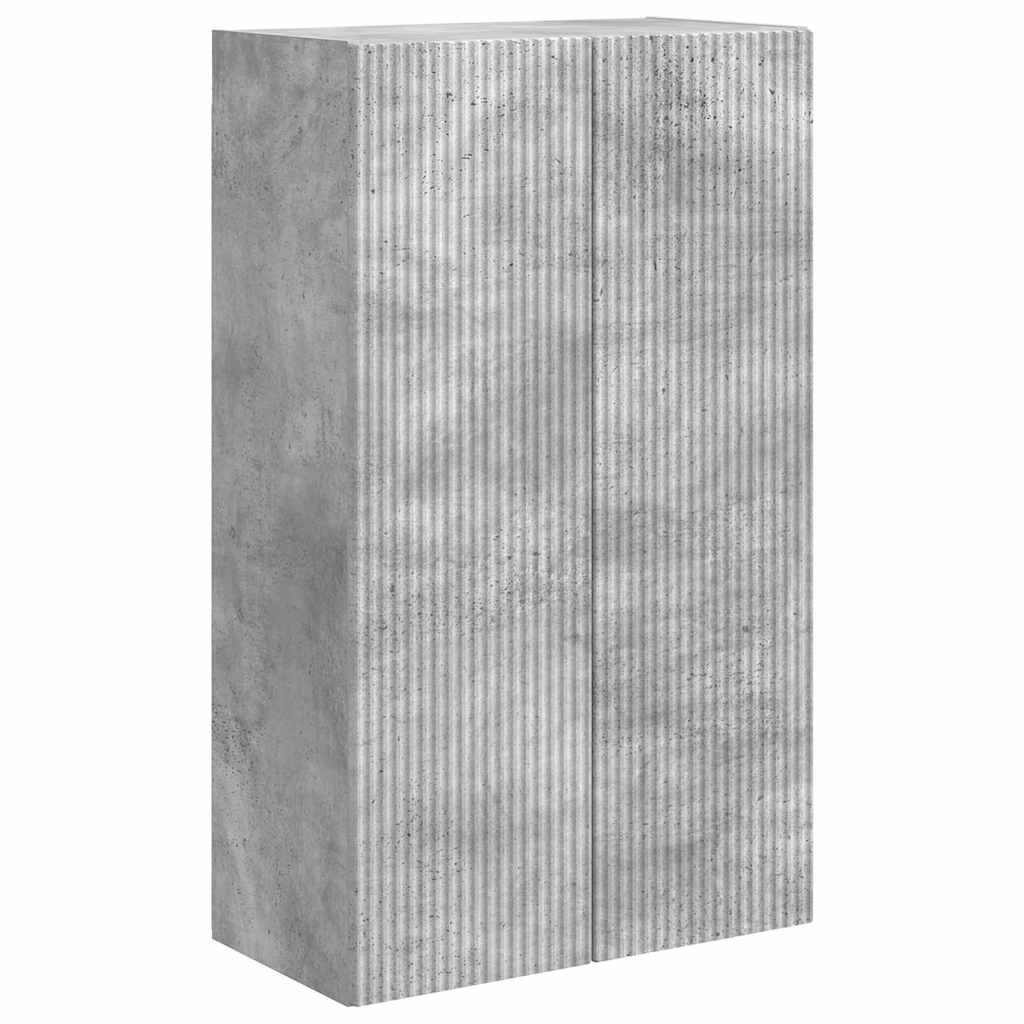 TV sienas skapītis Betona pelēks 59,5 x 31 x 100 cm