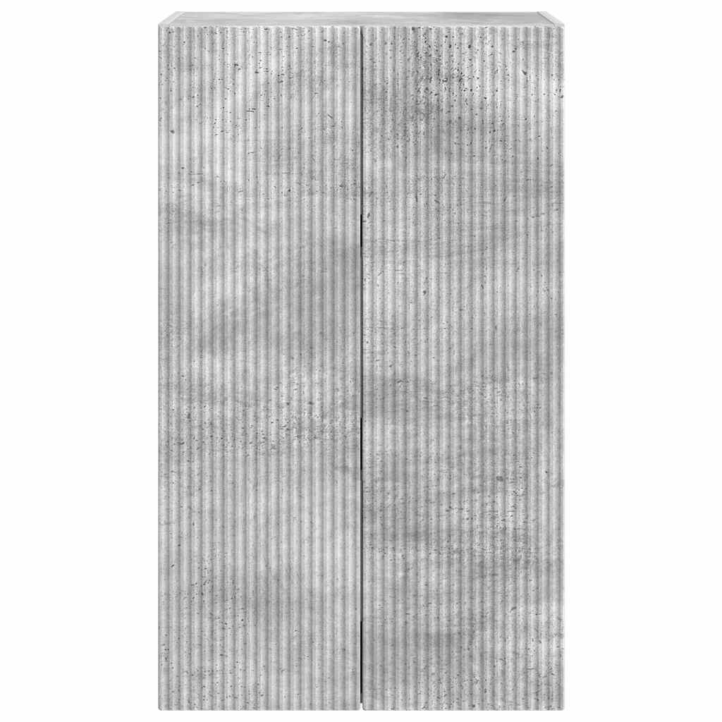 TV sienas skapītis Betona pelēks 59,5 x 31 x 100 cm