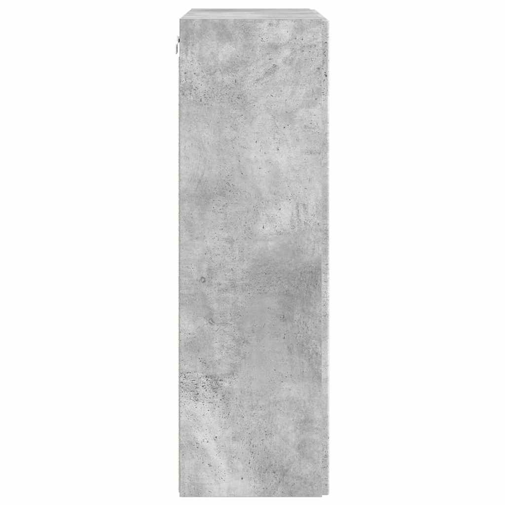 TV sienas skapītis Betona pelēks 59,5 x 31 x 100 cm