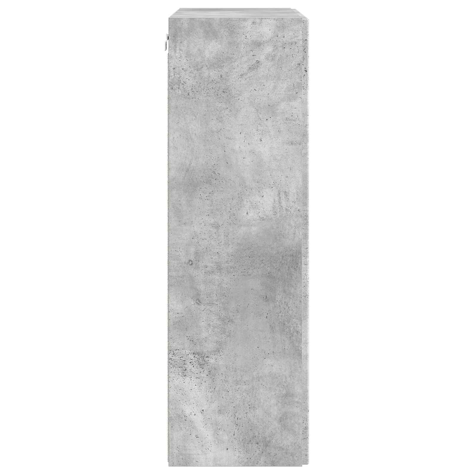 TV sieninė spintelė Betono pilka 59,5 x 31 x 100 cm