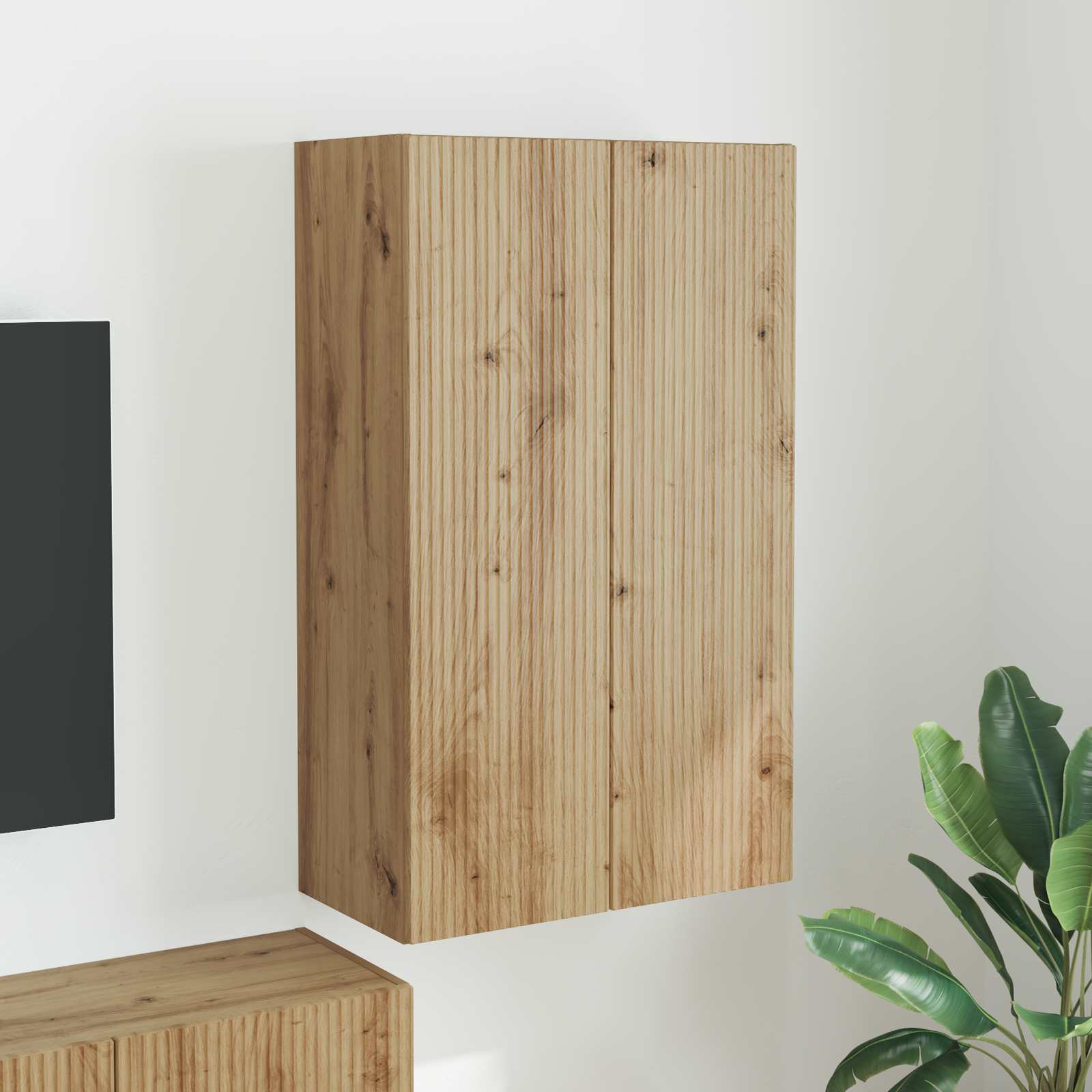 TV sieninė spintelė Amatininkų ąžuolas 59,5 x 31 x 100 cm