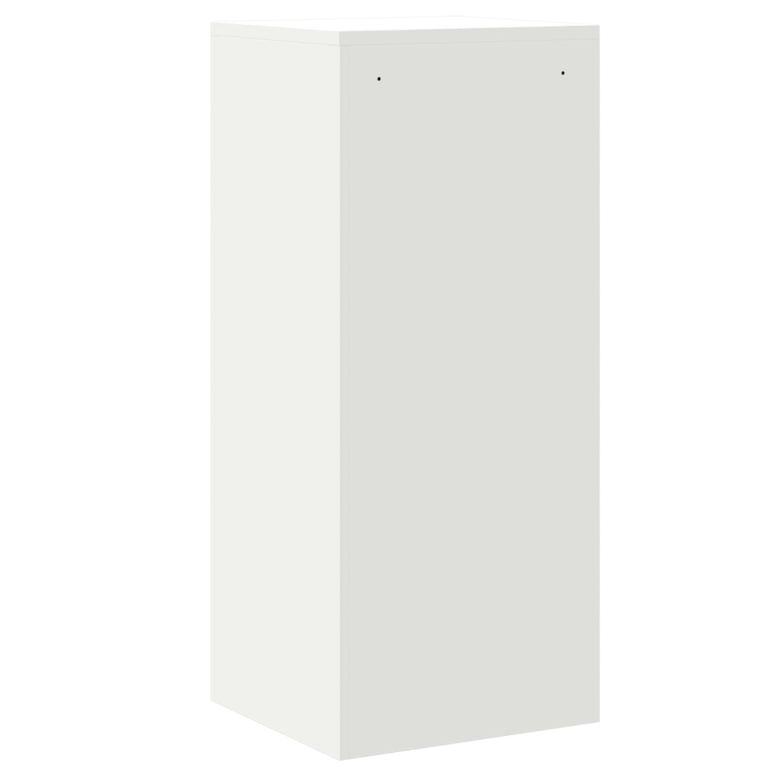 Bylų spinta Balta 44 x 50 x 106.5 cm Šaltai valcuita plienas