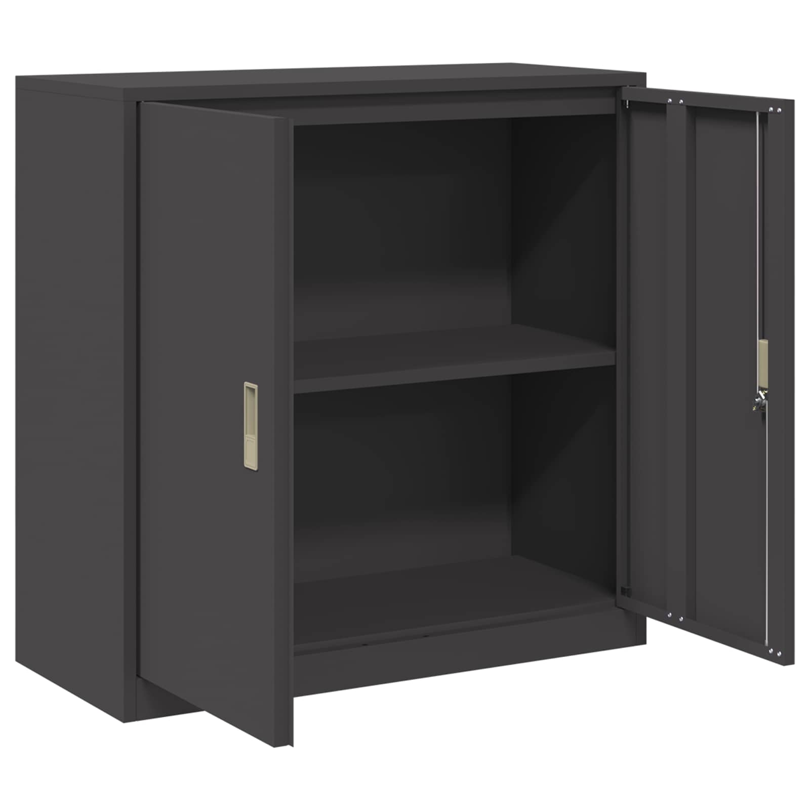 Storage cabinet Black 90 x 40 x 90 cm Cold-rolled steel