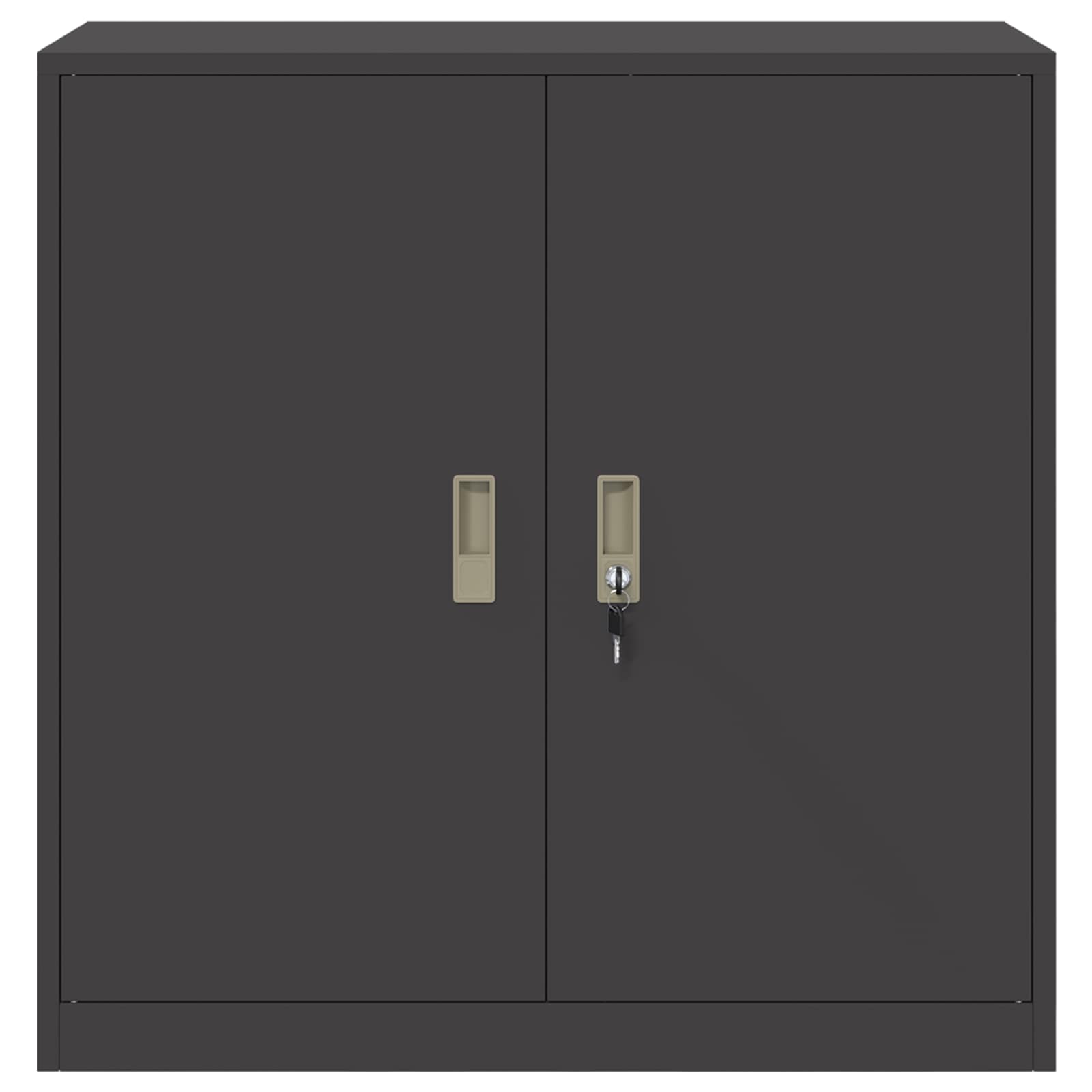 Storage cabinet Black 90 x 40 x 90 cm Cold-rolled steel