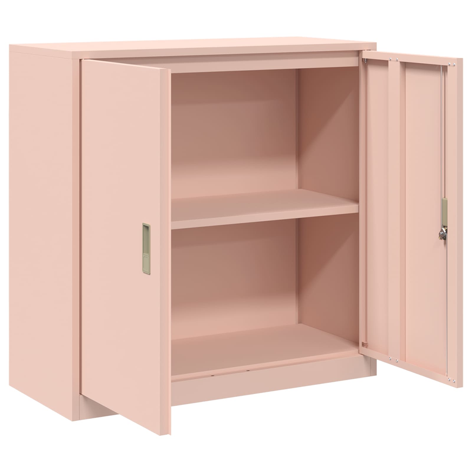 Storage Cabinet Pink 90 x 40 x 90 cm Cold Rolled Steel