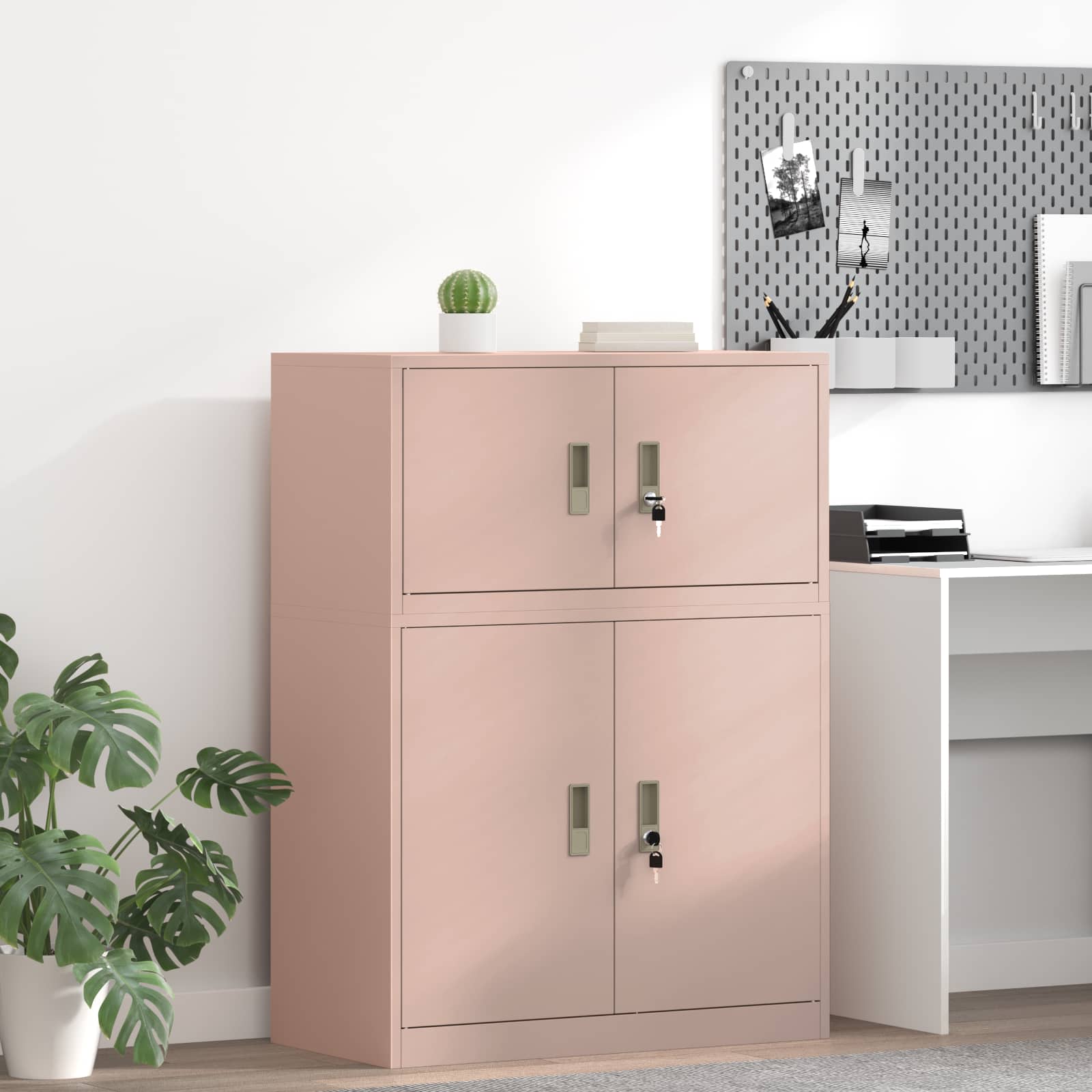 Storage cabinet Pink 80 x 40 x 40 cm Cold-rolled steel