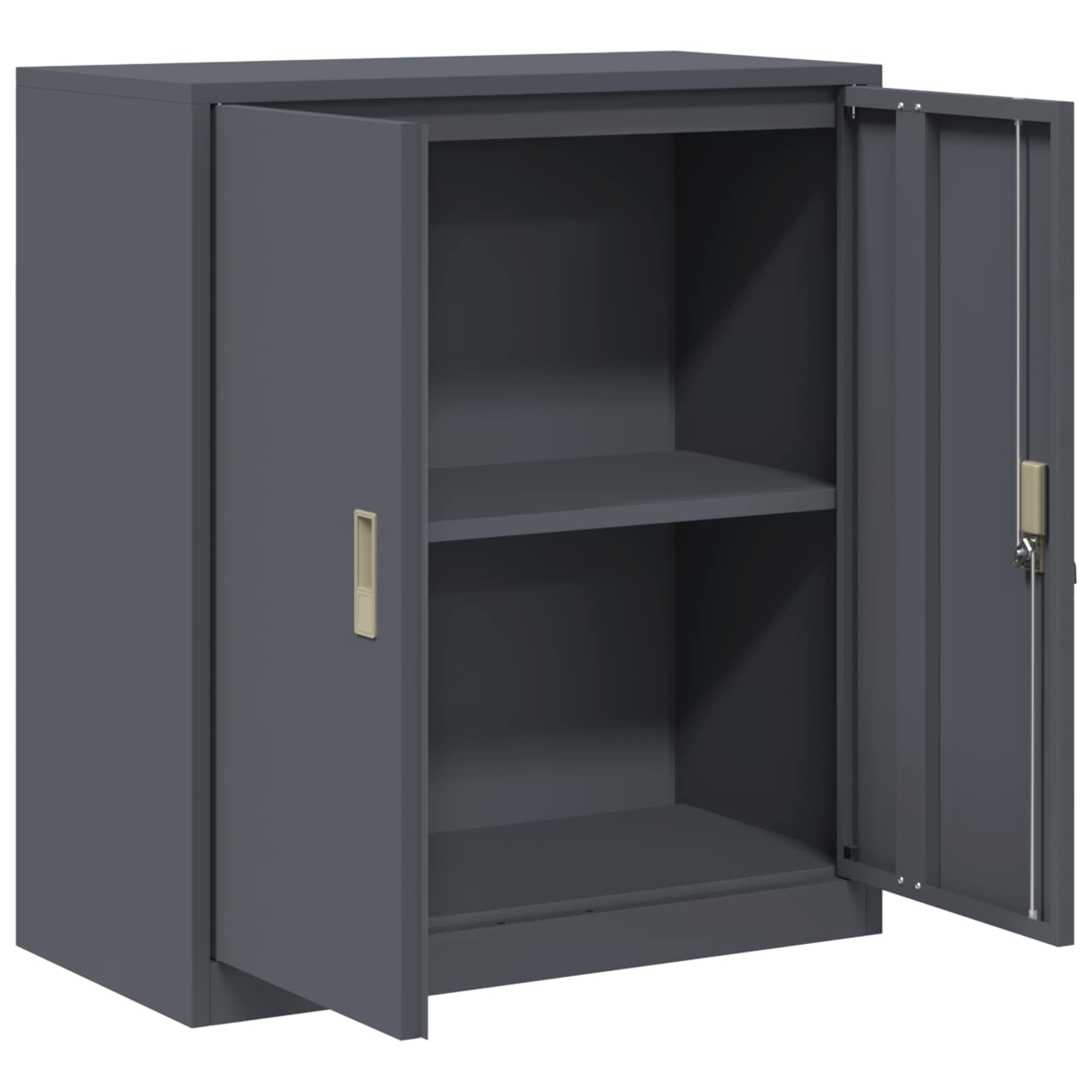 Storage Cabinet with Storage Anthracite 80 x 40 x 90 cm