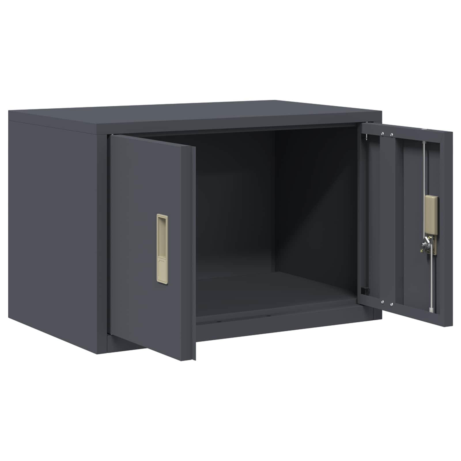 Anthracite Storage Cabinet with Storage 60 x 40 x 40 cm