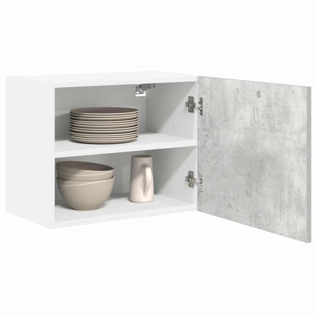 Pakabinama spintelė Betono pilka ir balta 50 x 31 x 40 cm