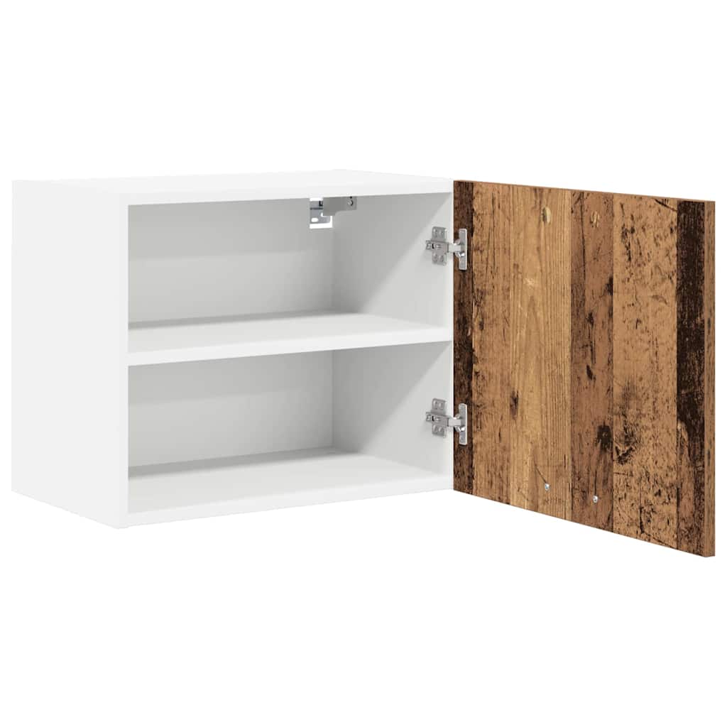 Pakabinama spintelė Riga 2 pcs Senos medienos ir baltos