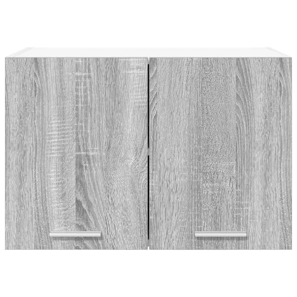 Pakabinama spintelė Pilkas Sonoma ir baltas 60 x 31 x 40 cm