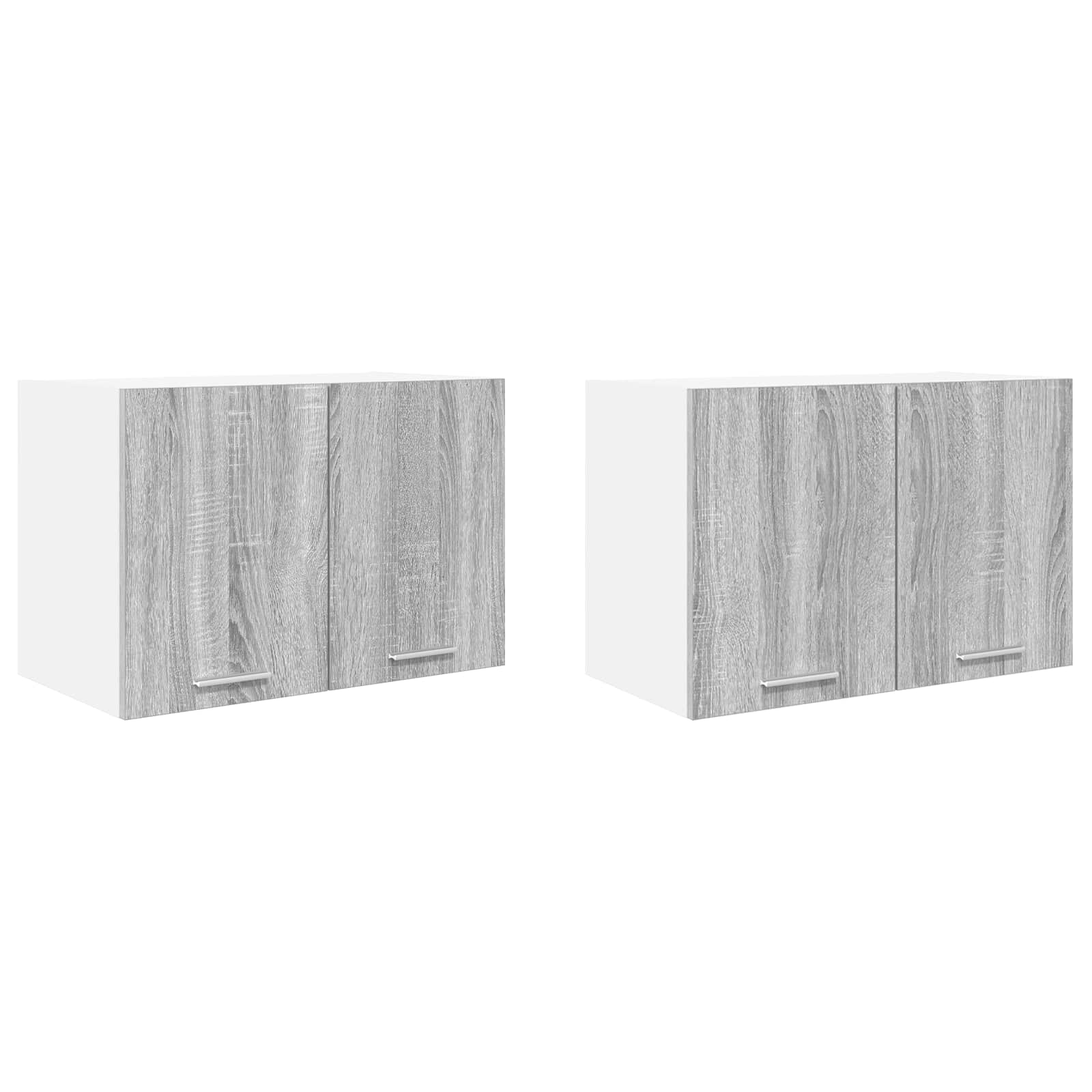 Pakabinama spintelė Riga 2 pcs Pilkas Sonoma ir baltas
