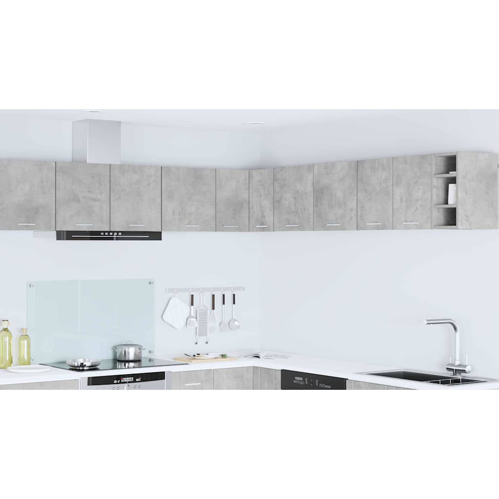 Pakabinama spintelė Riga Betono pilka ir balta 57 x 57 x 40 cm