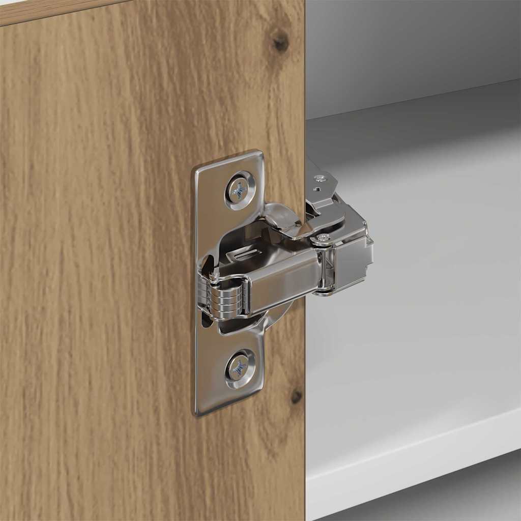 Wall cabinet Riga Artisan oak and white