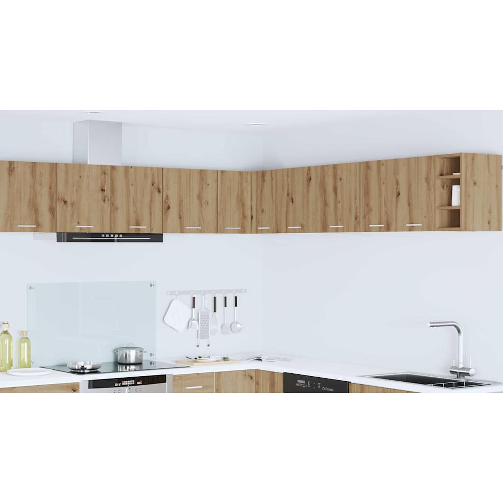 Wall cabinet Riga Artisan oak and white
