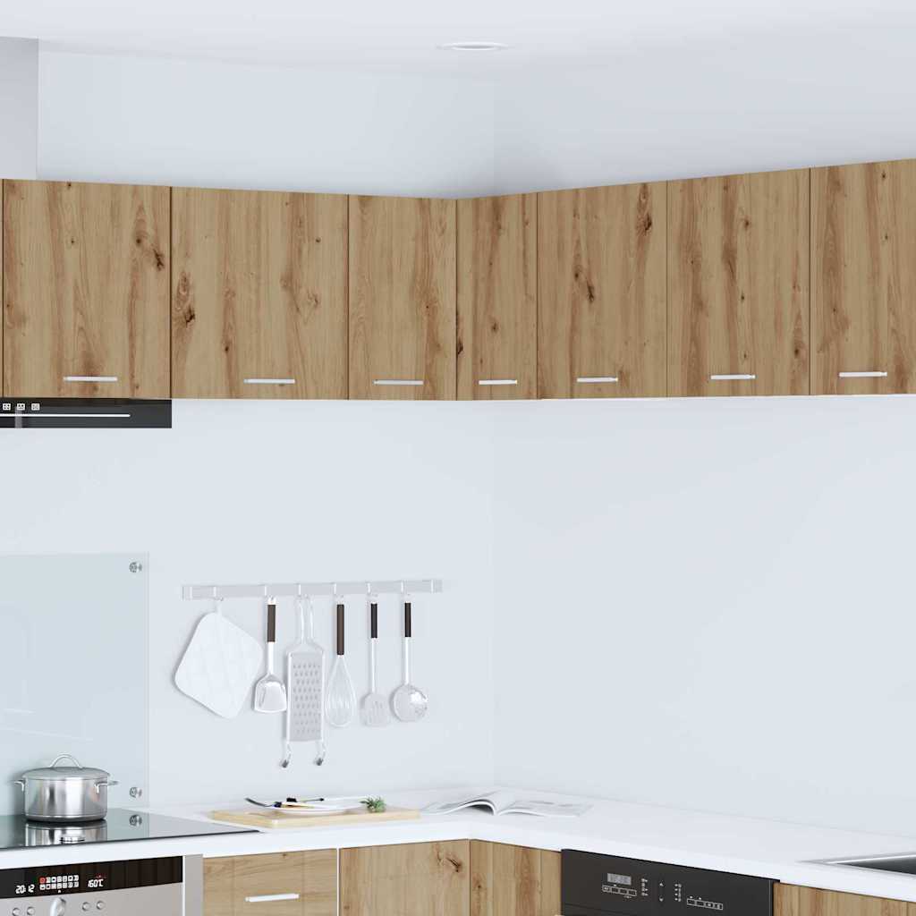 Wall cabinet Riga Artisan oak and white