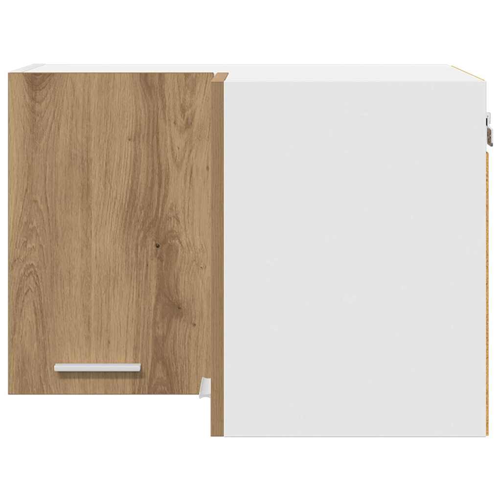 Wall cabinet Riga Artisan oak and white