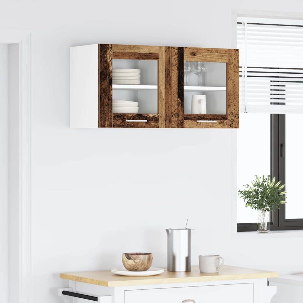 Pakabinama spintelė Riga 2 pcs Senovinis medis 40 x 31 x 40 cm